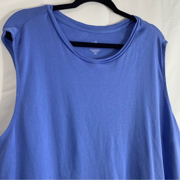 J. Jill Plus Size Women’s Cotton Shirttail Sleeveless Tee, size 3X - Picture 5 of 9